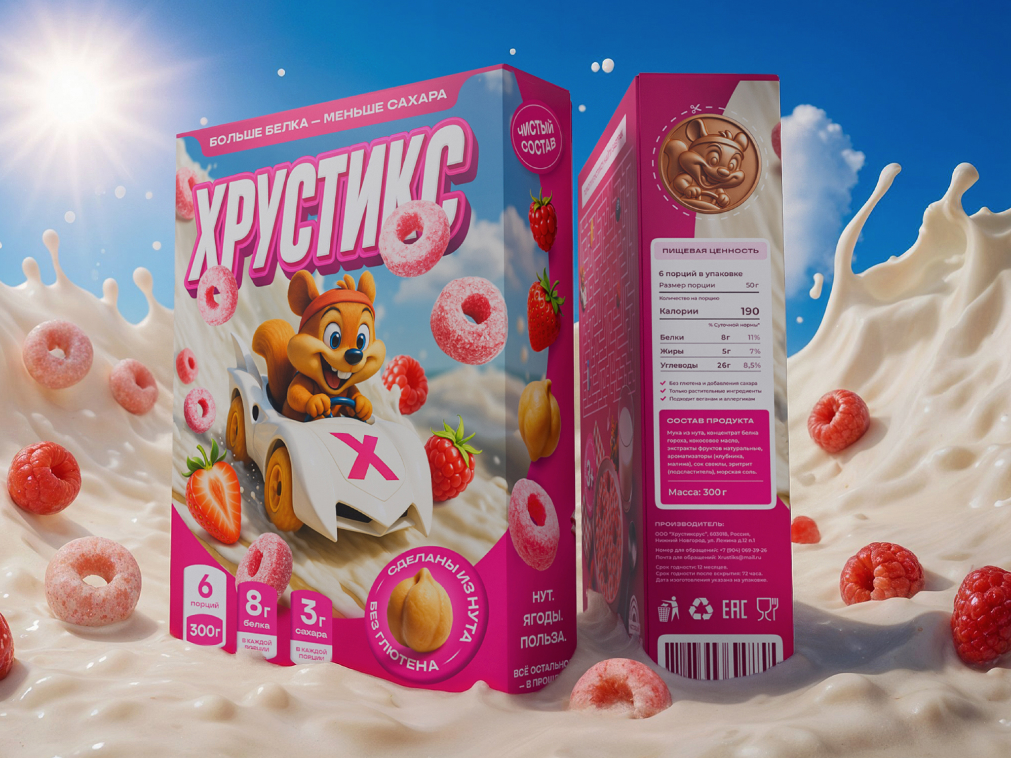 «Хрустикс» — сухой завтрак из нута
